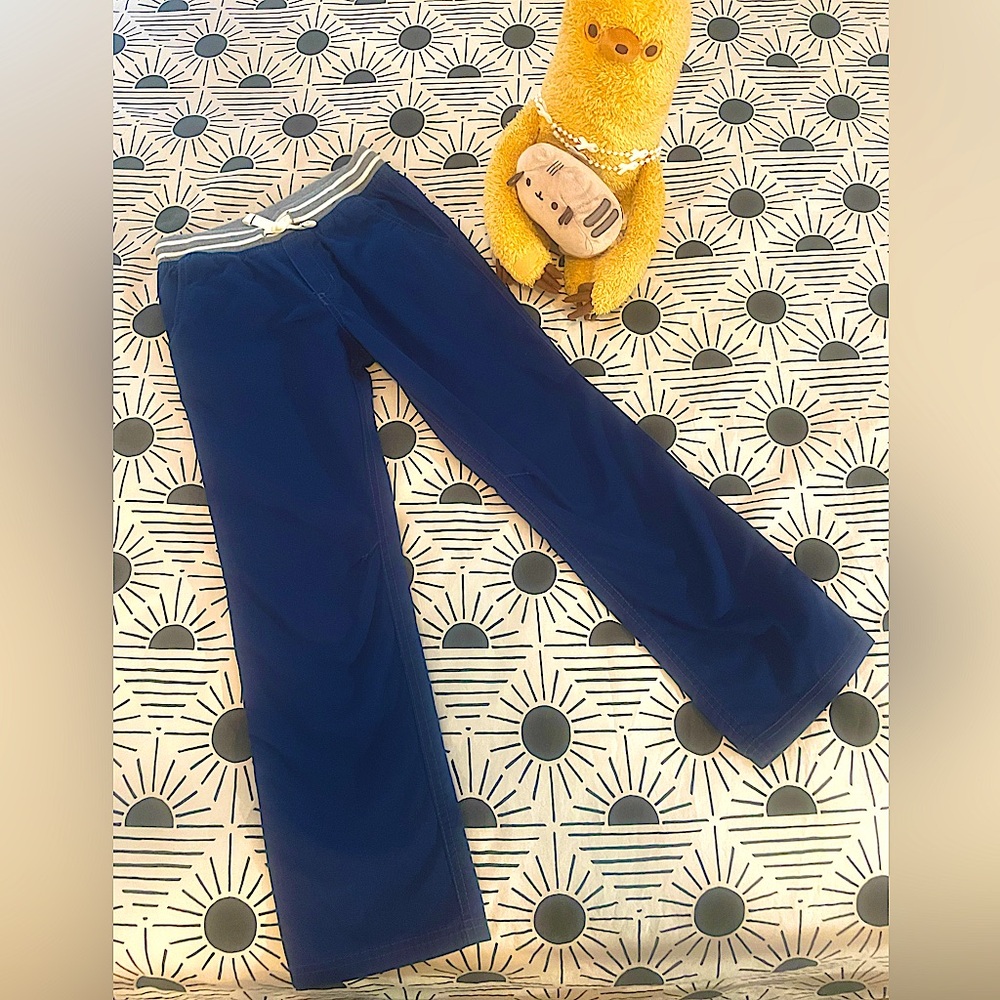 Classic and Cool Boy’s Pull-on Navy Khaki Pants (Sz. 8) NWT